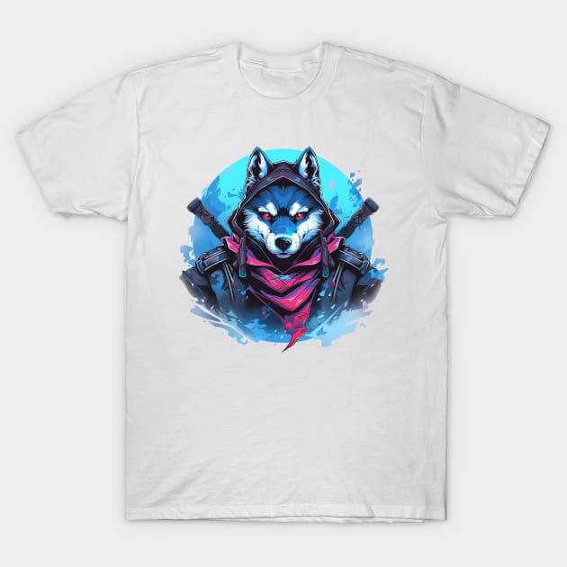 ninja husky T-Shirt by lets find pirate